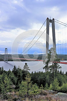 High Coast Bridge over ÃÂ ngermanÃÂ¤lven photo