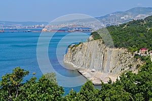 The high coast of Novorossiysk.