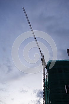 High construction tower crane