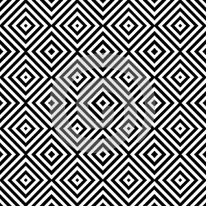 High Contrast Geometric Pattern Seamless Design for Home