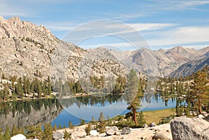 High country Arrowhead Lake in early sunlight photo