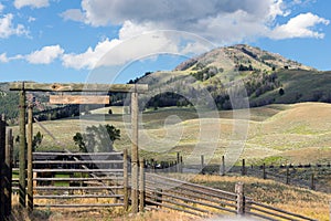 High Country Ranch and Corrals Western Rocky Mountains