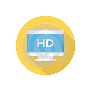 High defination vector flat colour icon