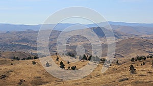 High definition 1080p panning video of high desert terrain and vegetation in Antelope Central Oregon US