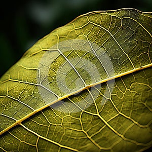 High-definition Image Of Black-eyed Susan Leaf Contours National Geographic photo