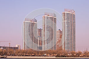 High density apartment block in Beijing, China