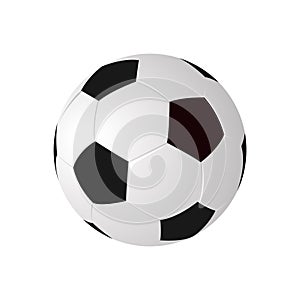 High Detail vector soccer ball