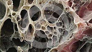 High Detail Visualization of Osteocytes in Bone Matrix Structure