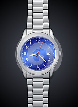 High-detailed photorealistic watch