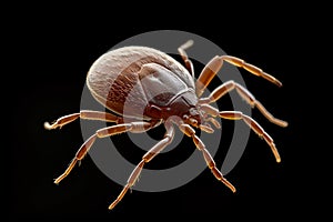 high detailed rendering of Ixodes tick