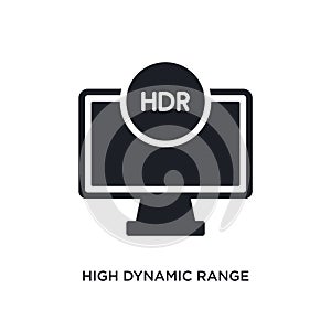 high dynamic range imaging isolated icon. simple element illustration from ultimate glyphicons concept icons. high dynamic range photo