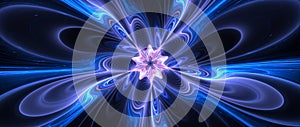 High energy glowing antimatter photo