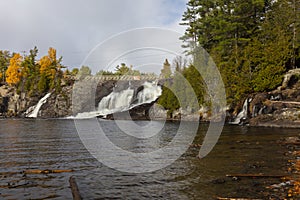 High Falls of Bracebridge, in Autumn photo