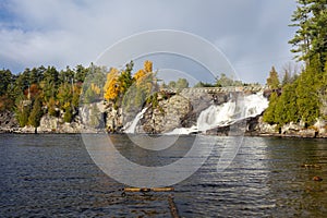 High Falls of Bracebridge, in Autumn photo