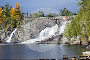 High Falls of Bracebridge, in Autumn photo