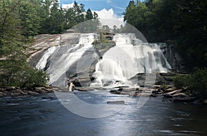 High Falls in Dupont State Forest North Carolina