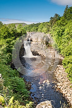 High Force Waterfall portrait photo