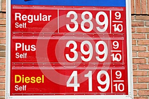 High gas prices