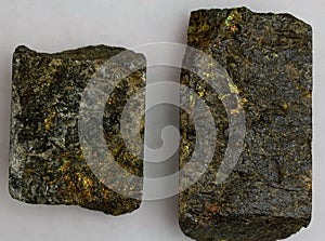 High-Grade Gold Ore Core Samples