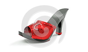 High Heel Isolated. 3D rendering