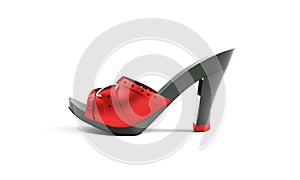 High Heel Isolated. 3D rendering