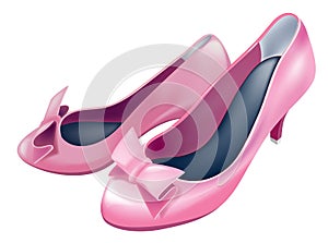 High heel shoe