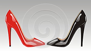 High-heel shoes(vector)