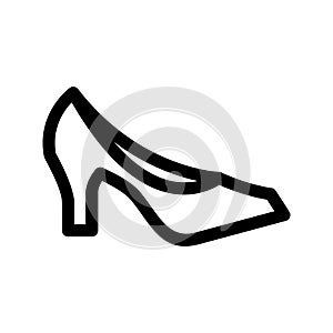 High heels icon or logo isolated sign symbol vector illustration
