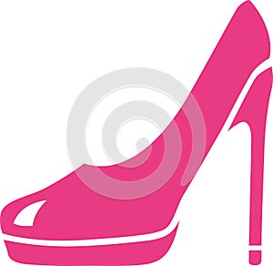 High heels with platform
