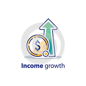 High interest rate, long term investing strategy, income growth, boost business revenue, fund raising, pension savings, more money