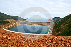 The High Island reservoir East dam of Hongkong