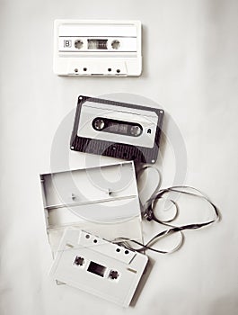 Intage tape cassette recorder photo
