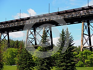 High Level Bridge In Edmpnton Alberta