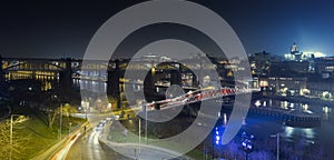 High Level Bridge at Night