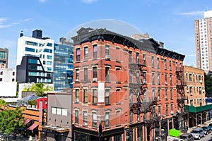 High Line Park views Manhattan New York US