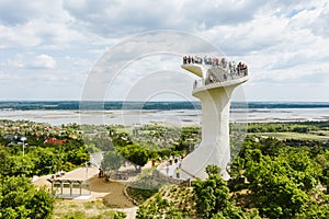 High lookout in Velence, Hungary