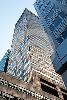 High modern skyscraper in New York City