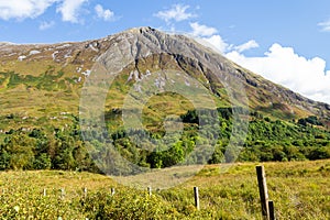 High mountain at Glencoe valley, Scotland