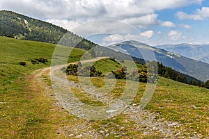 High Mountain Hiking Trail in the Pyrenees