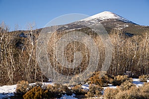 High Mountain Peak Great Basin Region Nevada Landscape