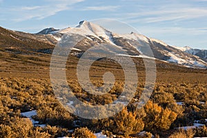 High Mountain Peak Great Basin Region Nevada Landscape photo