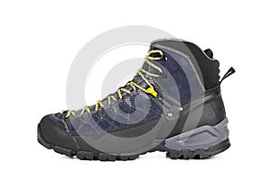 High mountain shoe isolated on white background