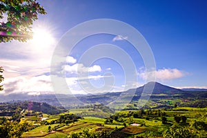 High mountain view from Khao Kho, Phetchabun, Thailand