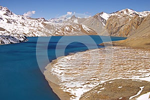 High-mountainous lake Tilicho photo