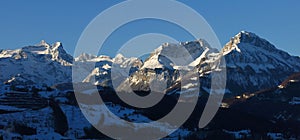 High mountains Uri Rotstock, Schwalmis and Brisen
