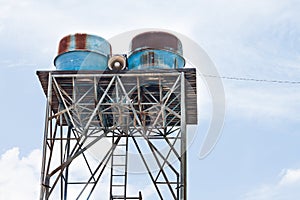 High old water tank