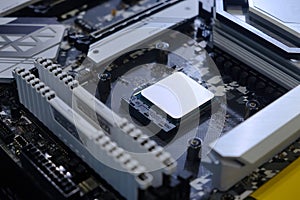 High performance Processor that installed on CPU socket of computer mainboard for upgrade to work