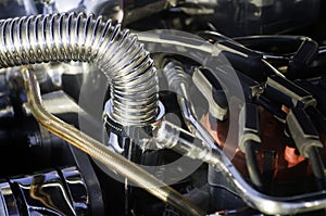 High performance sports car engine