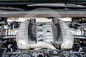 high performance sports car engine