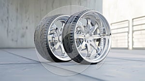 High-Performance Vehicle Tires and Alloy Rims